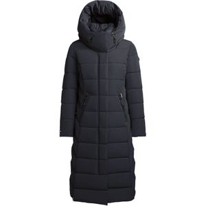 khujo - Tamke - Gewatteerde Jas - Donkerblauw - Lange Pasvorm