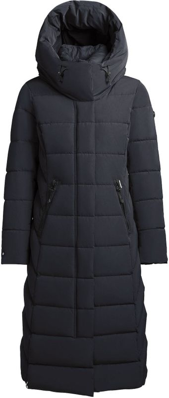 khujo - Tamke - Gewatteerde Jas - Donkerblauw - Lange Pasvorm