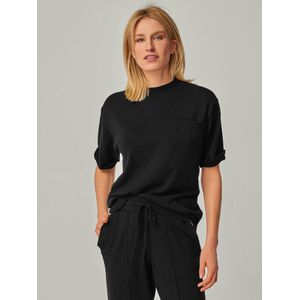 YOU LOOK PERFECT Shirt 'Elfie'  zwart