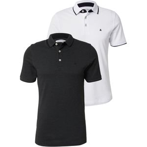 JACK & JONES Shirt 'JJEPAULOS'  zwart / wit
