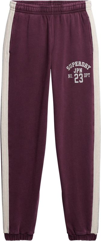 Superdry Broek  beige / roodviolet