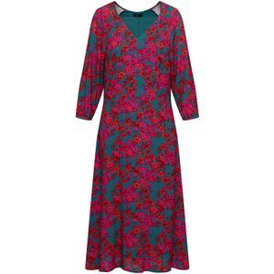 Quiosque Jurk '4VS008'  blauw / pink / rood