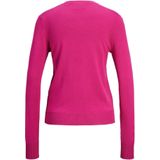 Gebreide Trui - Effen - Knitwear - Lange Mouw - Slanke Pasvorm