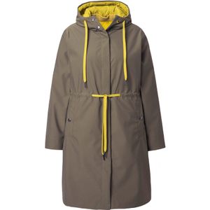 Ulla Popken Tussenmantel  geel / olijfgroen