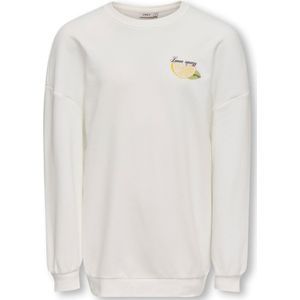 ONLY GIRLS Sweatshirt 'PHOEBE'  geel / groen / wit