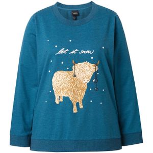 Ulla Popken Sweatshirt  petrol