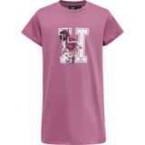 Hummel - hmlARCHITECTURE - T-shirt Jurk - Biologisch Katoen - Bloemenprint