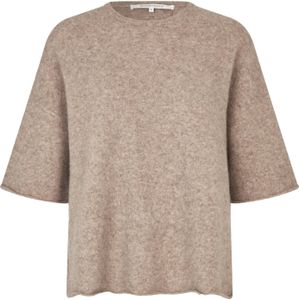 Second Female - Selana Knit O-Neck - Gebreide Trui - Beige