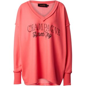 miss goodlife Sweatshirt 'Champagne Harmony'  framboos / zwart
