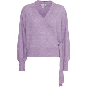 ICHI Trui  lila gemêleerd