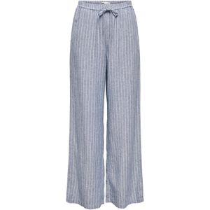 ONLY Broek 'ONLLUDO'  blauw / wit