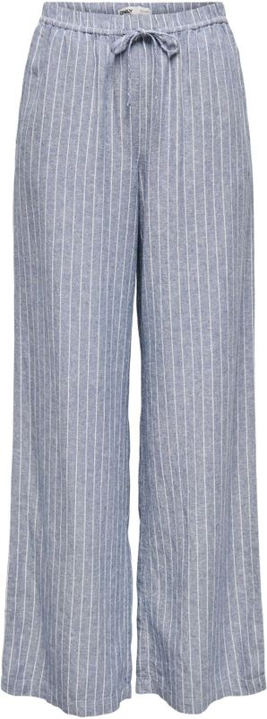 ONLY Broek 'ONLLUDO'  blauw / wit