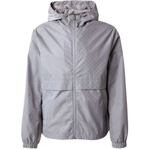Calvin Klein - Tussenjas - Zilvergrijs - Rechte Zoom - Capuchon