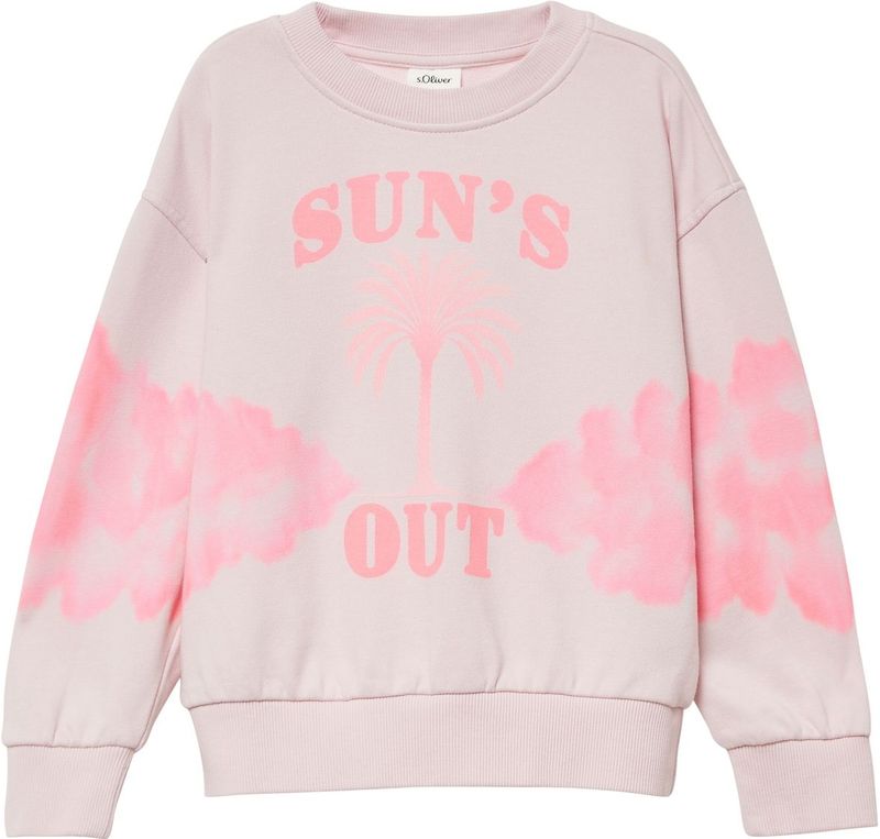 Sweatshirt - Tie-Dye - Katoenmix - Oversized - Lange Mouwen