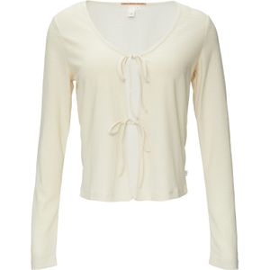 Gebreid Vest - Effen - Lange Mouw - Slanke Pasvorm