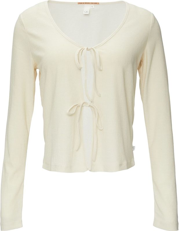 Gebreid Vest - Effen - Lange Mouw - Slanke Pasvorm