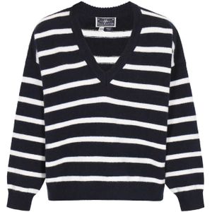 DreiMaster Maritim Trui 'Classic Look'  marine / wit