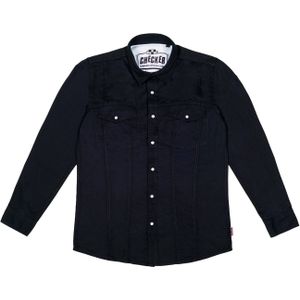 Checker Overhemd ' Dynasty Denim '  navy