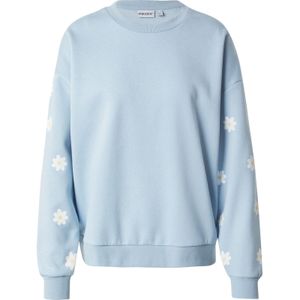 PIECES Sweatshirt 'PCKALINKA'  lichtblauw / curry / wit