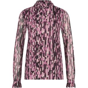 Fabienne Chapot Shirt 'Johanna'  rosé / eosine / zwart