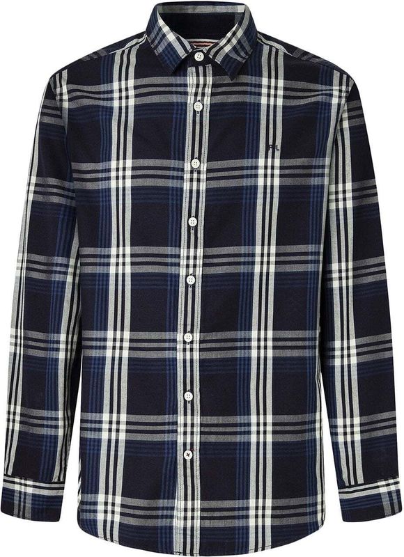 Pepe Jeans - PM3090824 - Overhemd - Marineblauw - Katoen - Lange Mouwen