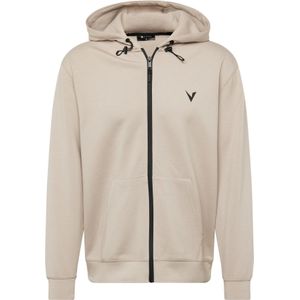 Virtus Sweatvest 'Taro'  beige / zwart