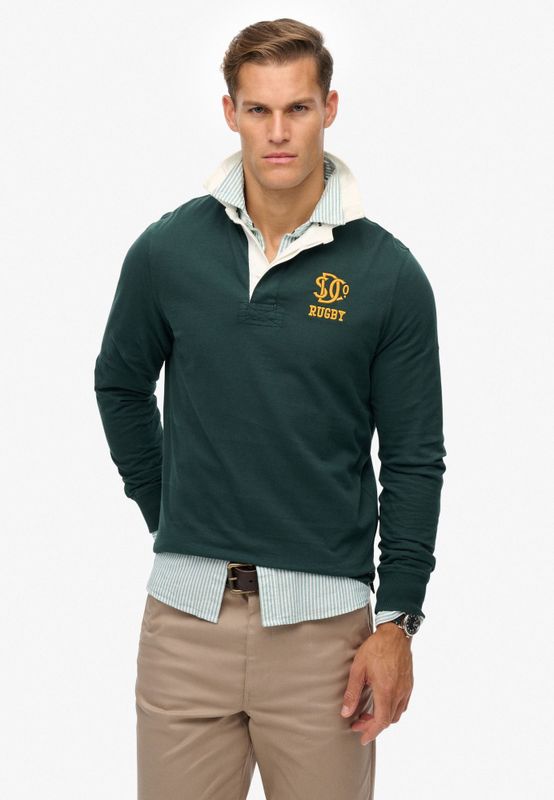 Superdry - Vintage Athletic Rugby - Poloshirt - Lange Mouw
