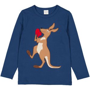 Fred's World by GREEN COTTON Functioneel shirt  donkerblauw / bruin / cappuccino / rood