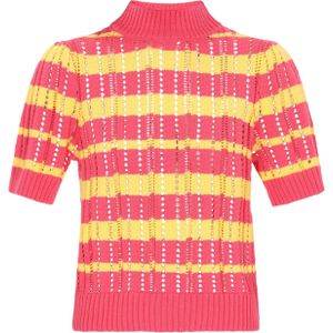 IZIA Trui 'Boho'  geel / koraal