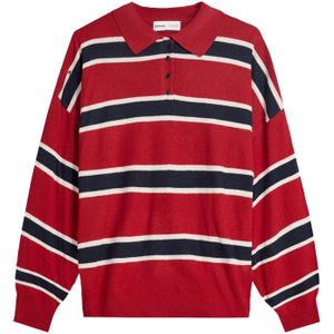 Bershka Trui  marine / rood / wit