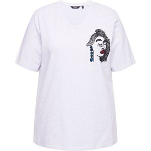 Ulla Popken Shirt  zwart / wit