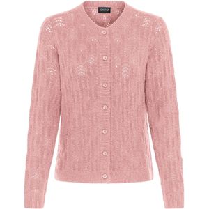 Oxmo Gebreid vest 'Sinva'  oudroze