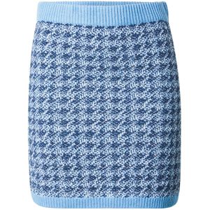 VERO MODA Rok  lichtblauw / donkerblauw / wit