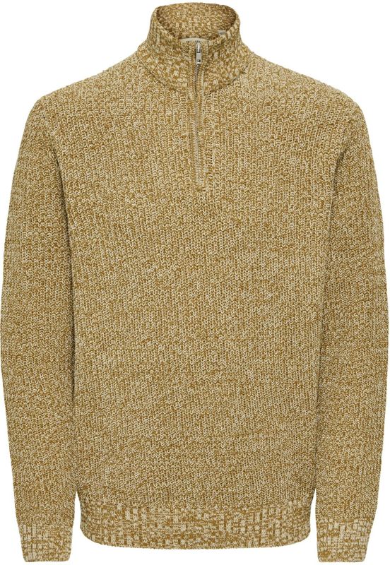 Only & Sons Trui 'ONSJOIN'  bruin gemêleerd