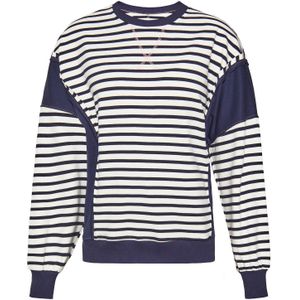 SANIKA Sweatshirt 'Fashion Look'  navy / wit