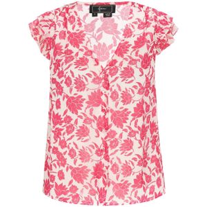 faina Blouse 'Fashion Look'  framboos / wit