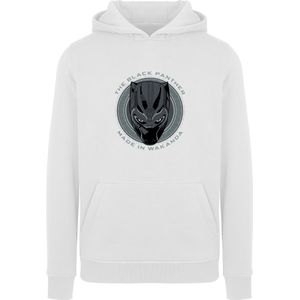 F4NT4STIC Sweatshirt 'Marvel Black Panther Made in Wakanda'  grijs / groen / wit