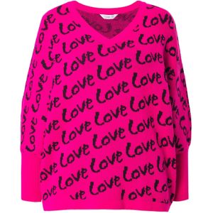 MIAMODA Trui  pink / zwart