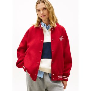 TOMMY HILFIGER Tussenjas  karmijnrood / wit