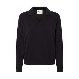 Pepe Jeans - PL702222 Isela - Poloshirt - Blauw - Katoen - Lange Mouwen