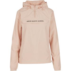 Mister Tee Tussenjas 'Dream Believe Achieve'  lichtroze / zwart