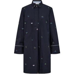 NÜMPH Jurk 'NUCHIRO'  saffier / gemengde kleuren