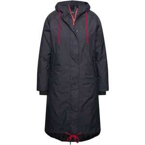 Ulla Popken Tussenmantel  grijs / rood / zwart