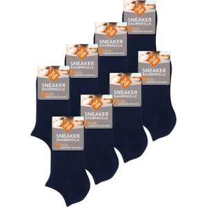 Nur Die Sokken ' Baumwolle Basic Unifarben '  donkerblauw