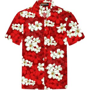 Hawaiihemdshop.de Overhemd '"Classic Red"'  rood