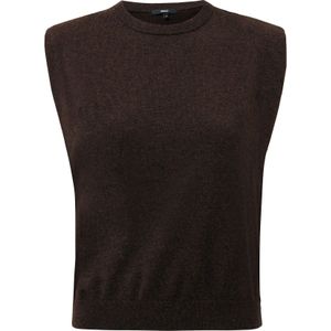 MEXX Gebreide top  donkerbruin