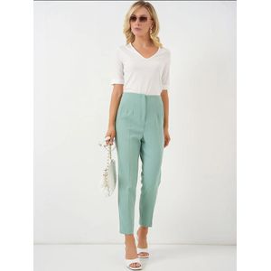 Bigdart Bandplooibroek  mintgroen