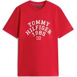 TOMMY HILFIGER Shirt 'ARCH'  rood / wit
