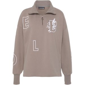 Elbsand Sweatshirt  nude / wit