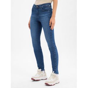 Brax Dames  Style SHAKIRA USED REGULAR BLUE, denim blauw, maat 34